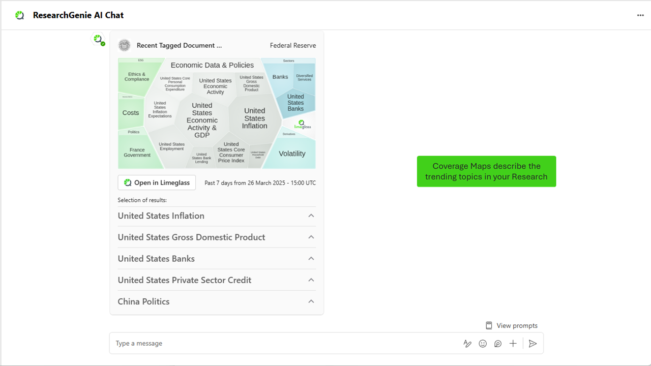 Limeglass ResearchGenie AI Chat for Teams preview 4