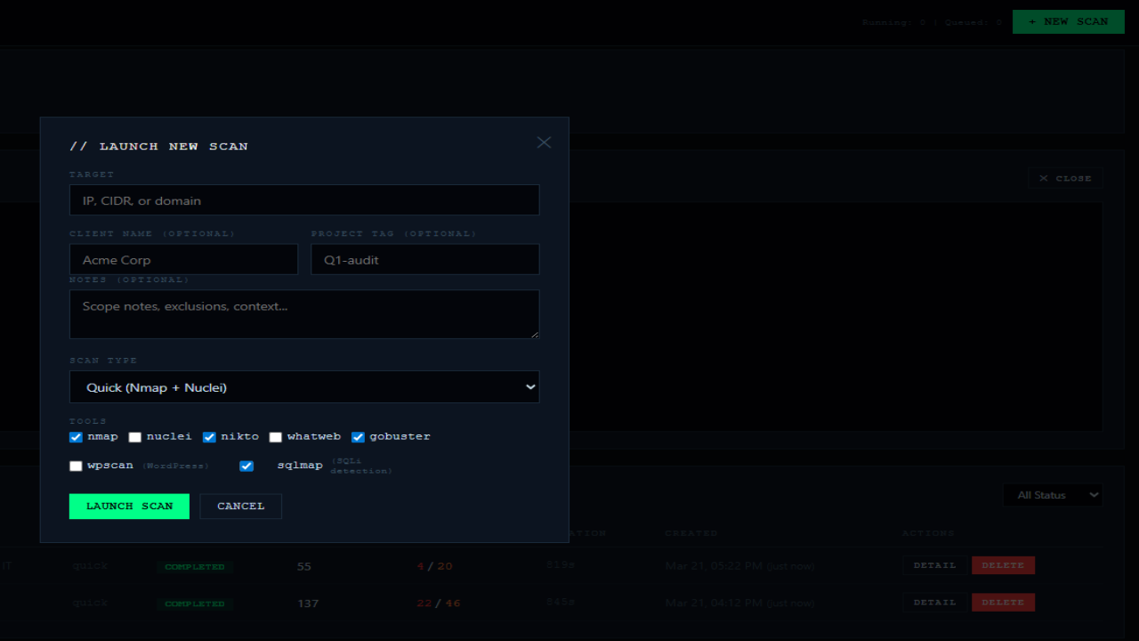 Kali AI v2 — Autonomous Penetration Testing Platform preview 3