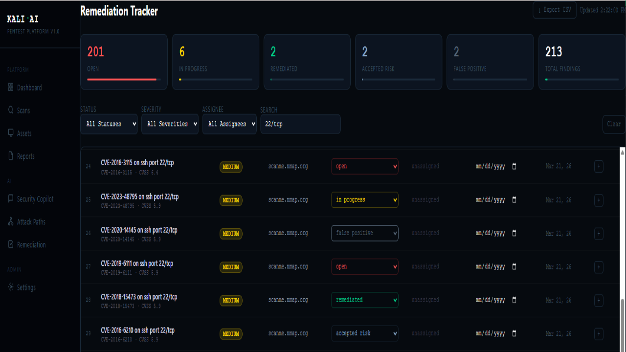 Kali-AI: Autonomous Penetration Testing Platform with Authenticated Scanning (v2) preview 4