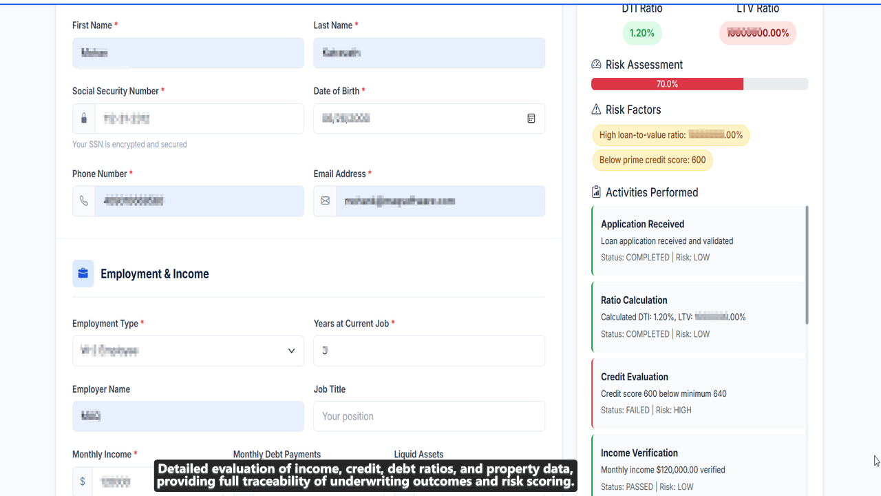 MAQ Software Loan Underwriting Agent preview 5