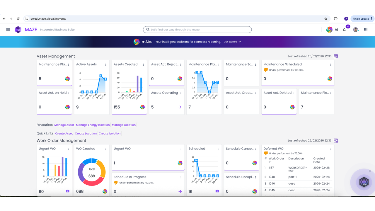 Maze ERP (SaaS) - A Comprehensive Integrated Enterprise Business System preview 1