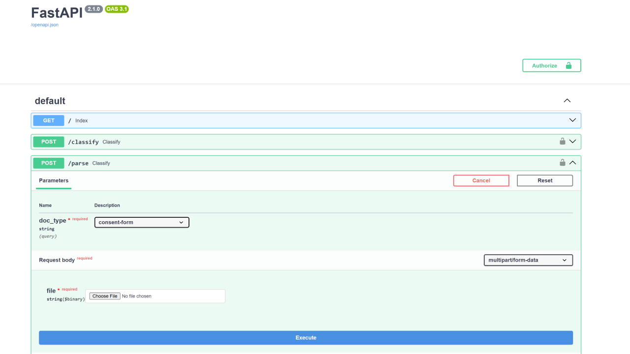 Medzy Clarity (AI Document Classifier) preview 2