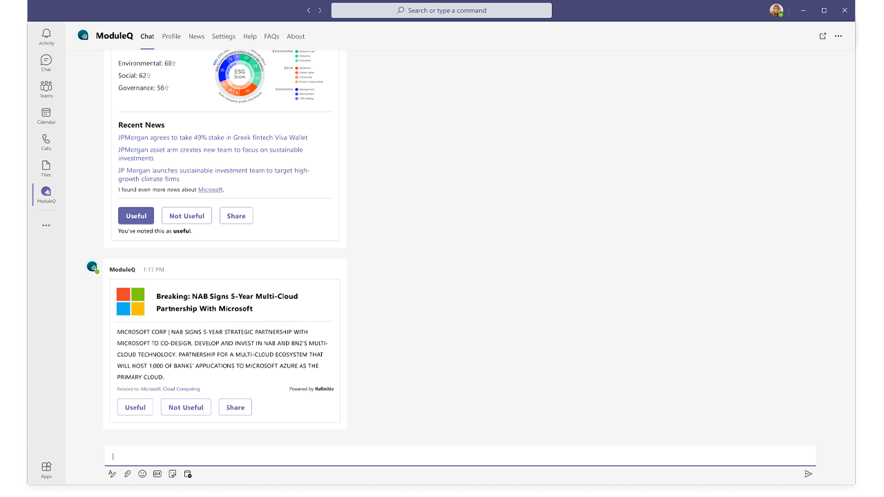 ModuleQ: AI Insights in Microsoft Teams preview 4