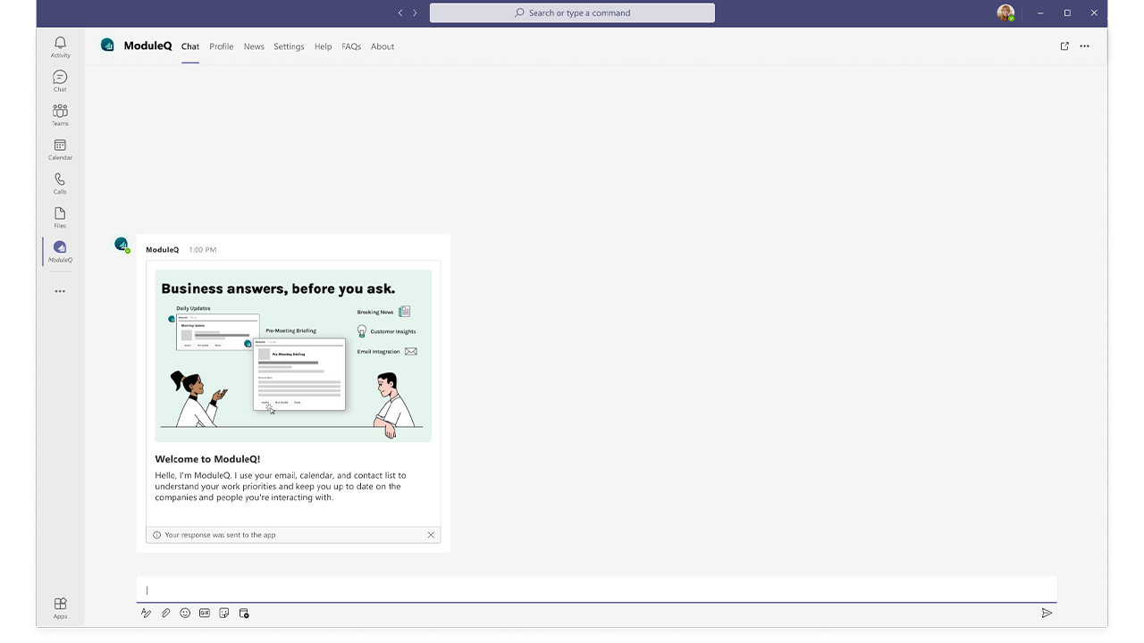 ModuleQ: AI Insights in Microsoft Teams preview 1