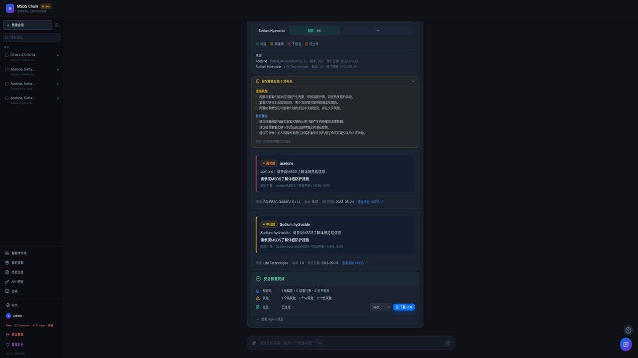 MSDS Chain preview 5