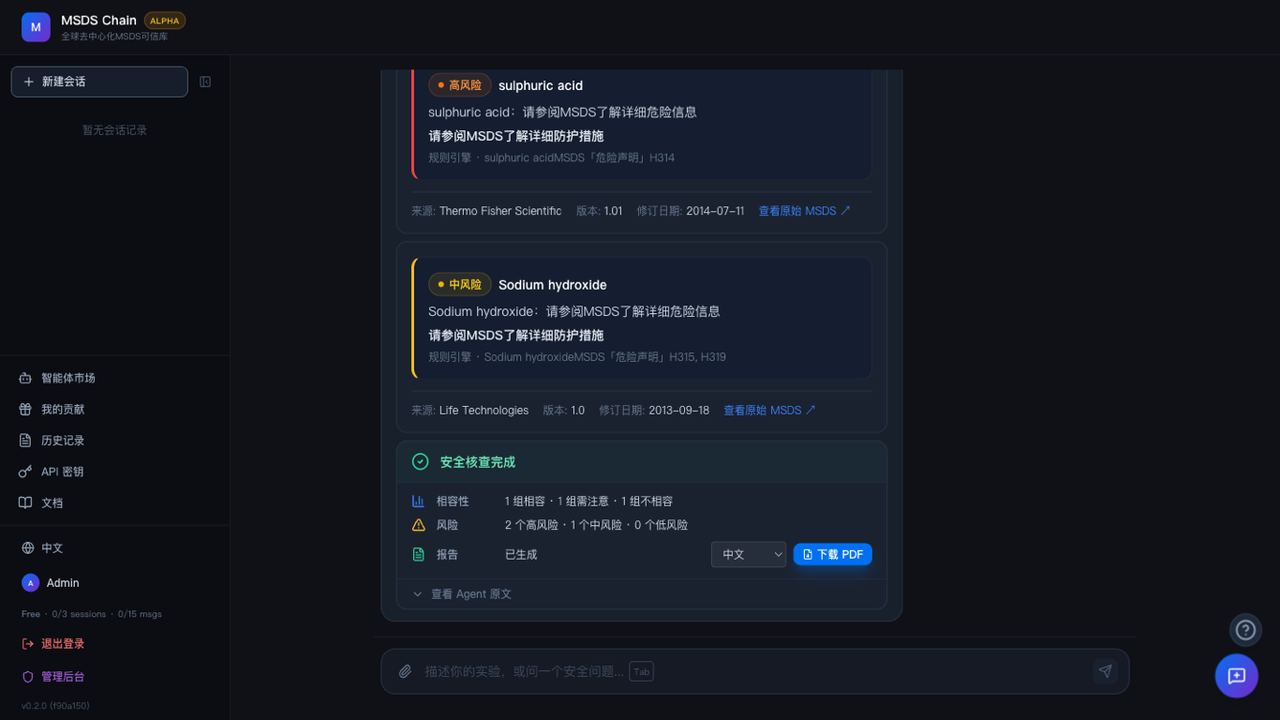 MSDS Chain preview 3