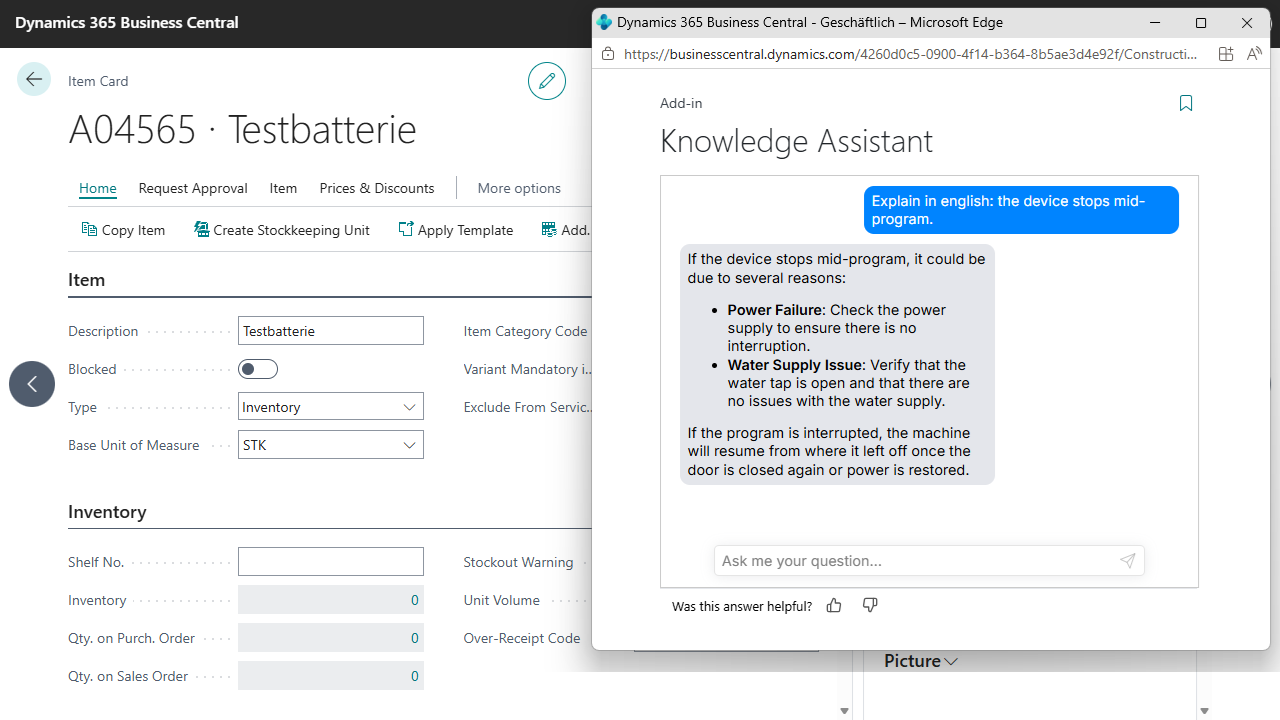 NAVAX Knowledge Assistant preview 3