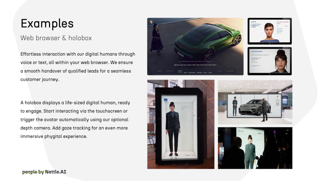 people by Nettle.AI Digital Human Banker preview 1