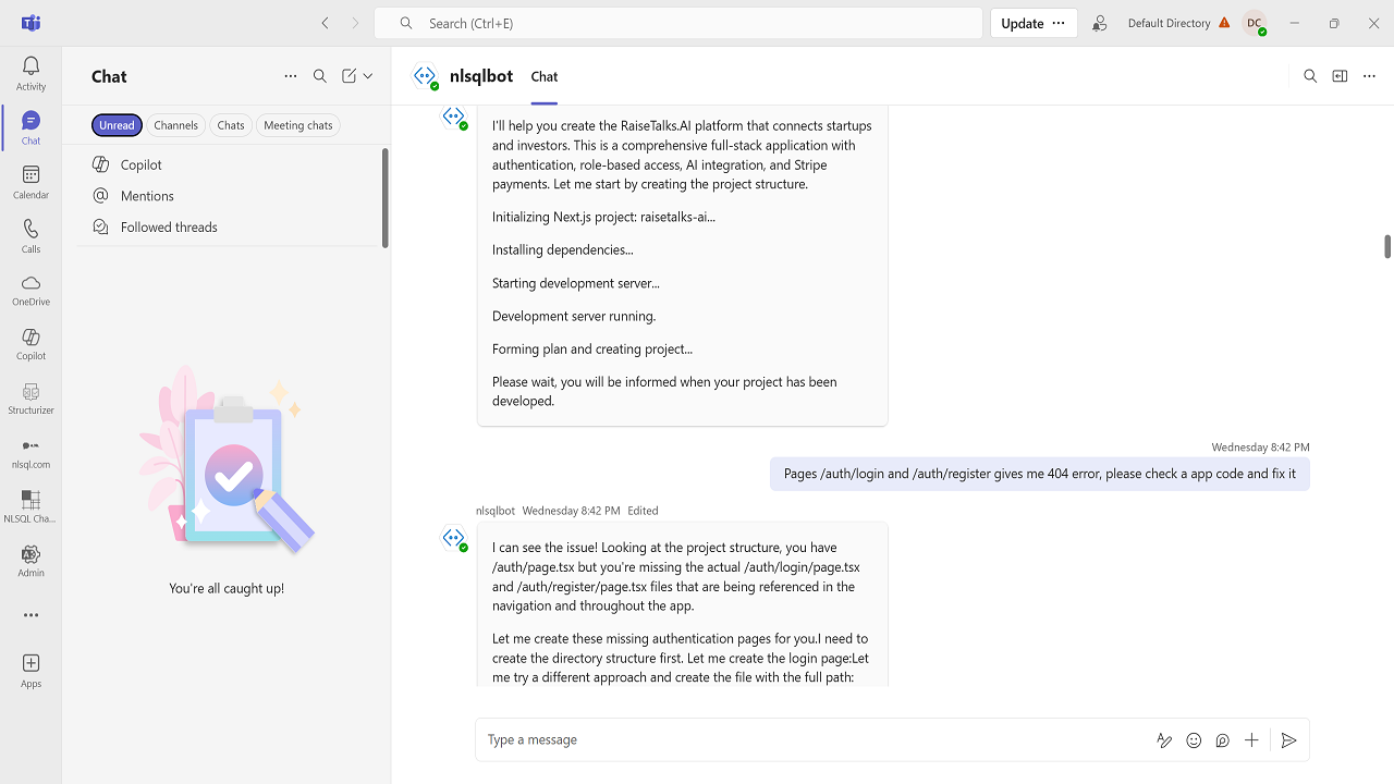 Web App + Builder AI preview 2