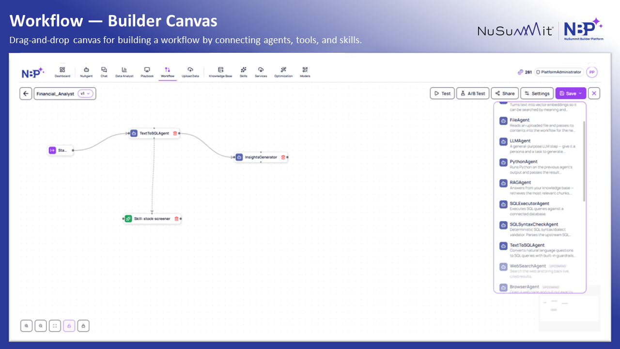 NuSummit Builder Platform preview 2