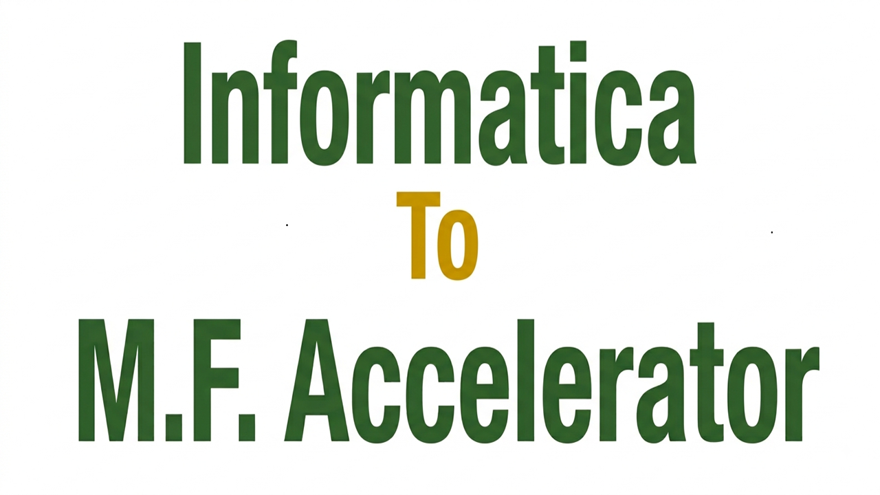 Informatica To Microsoft Fabric Accelerator preview 1