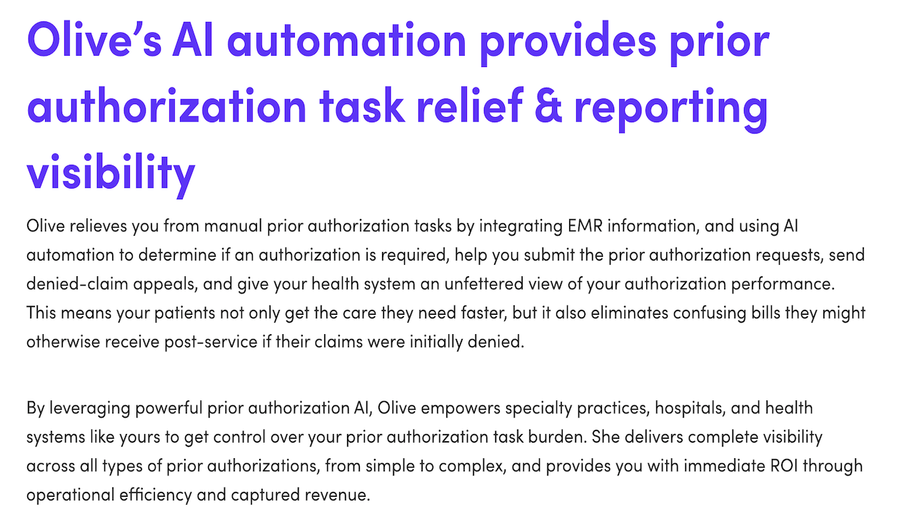 Olive's Prior Authorization Solution preview 1