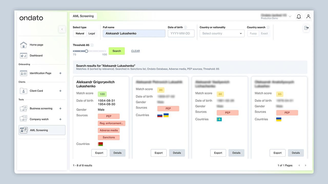 CRM for AML and KYC compliance preview 5