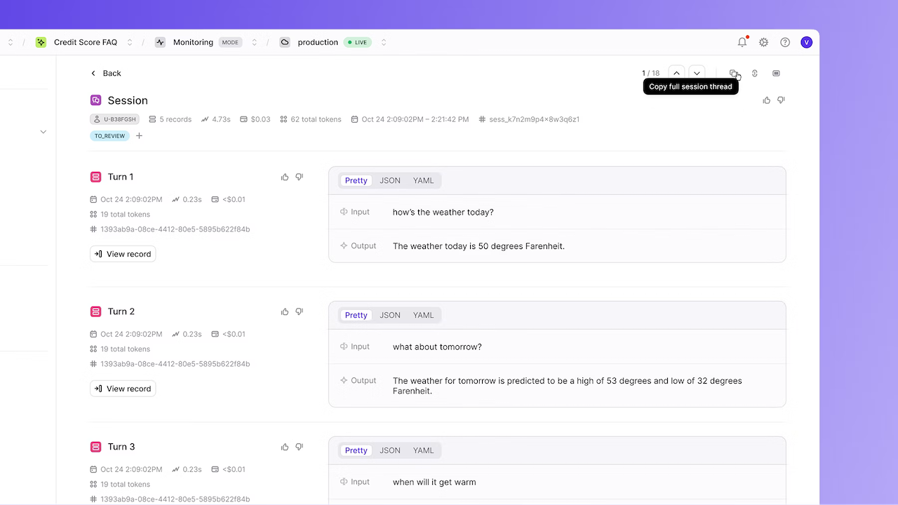 Openlayer AI Governance & Observability Platform preview 2