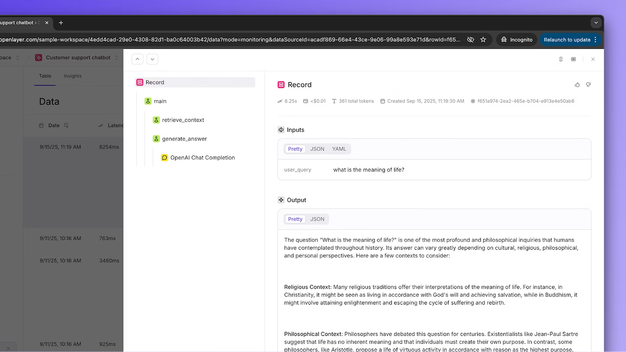 Openlayer AI Governance & Observability Platform preview 3