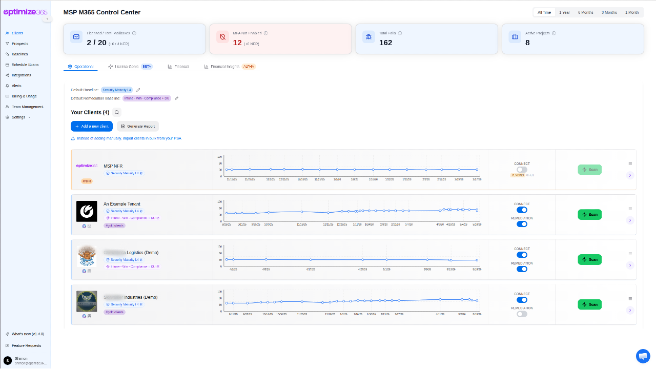 Optimize365 preview 1