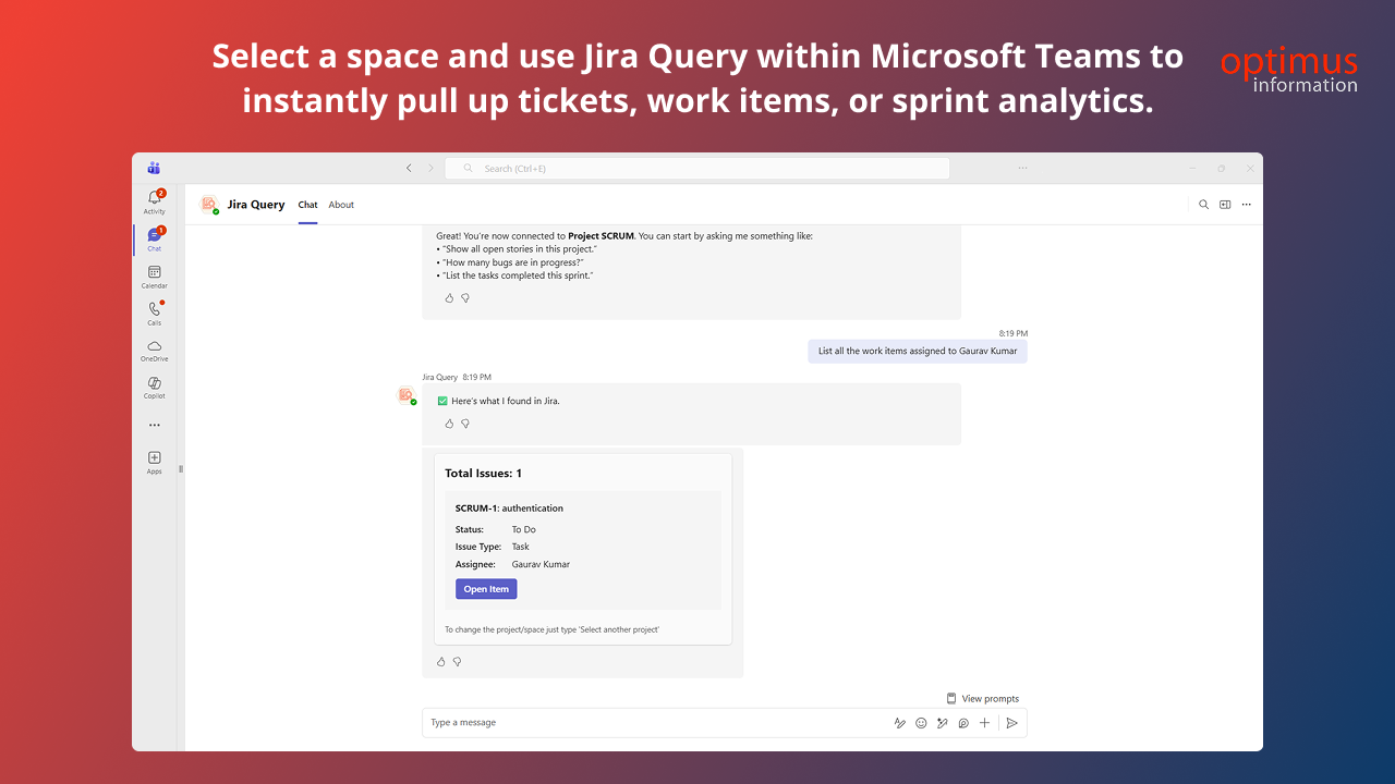 Jira Query By Optimus Information Inc. preview 3