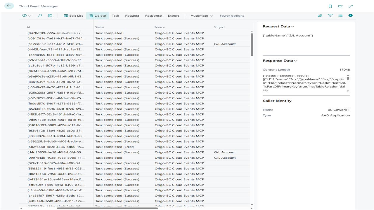Origo Cloud Events Core preview 1