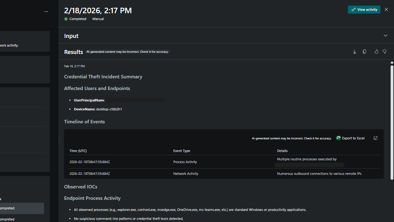 Credential Theft Hunt and Anomaly Validation preview 2