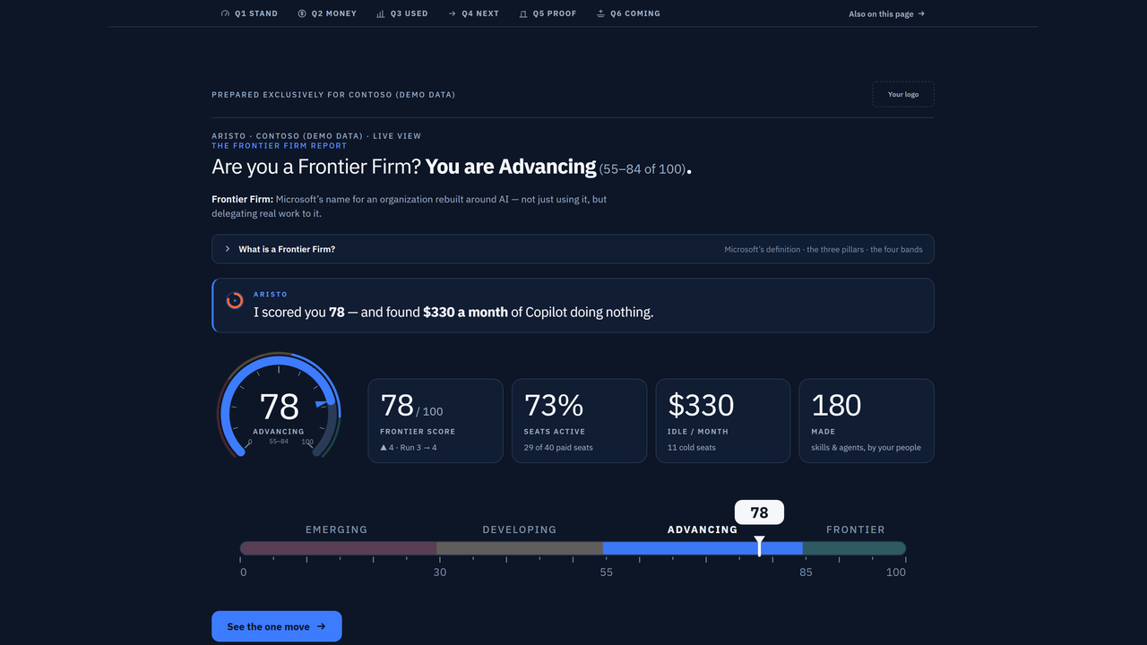 Aristo Frontier Firm Assessment preview 1