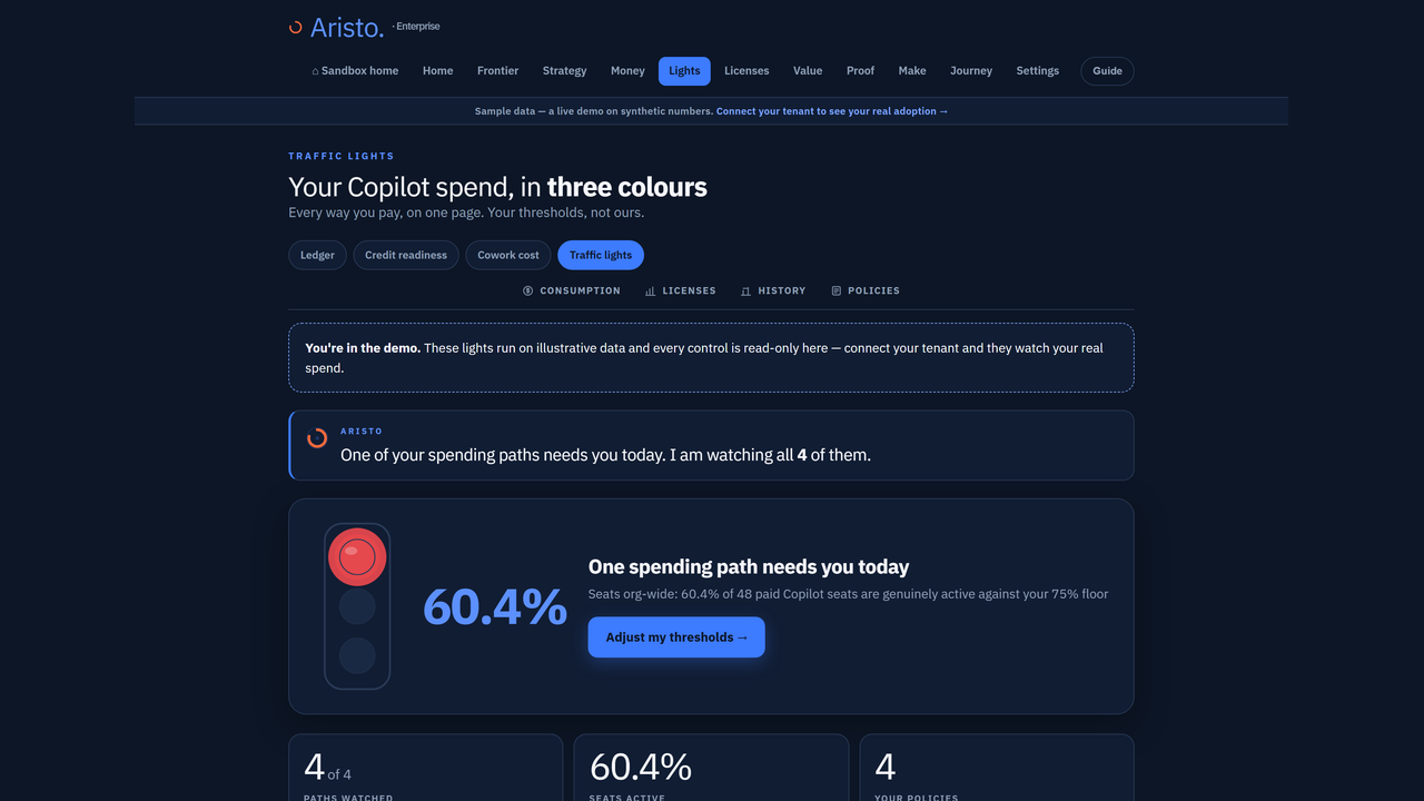 Aristo License Chargeback preview 2