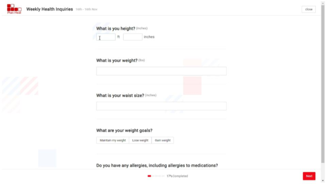 Plan Heal Smart Health and Target Assessment preview 3