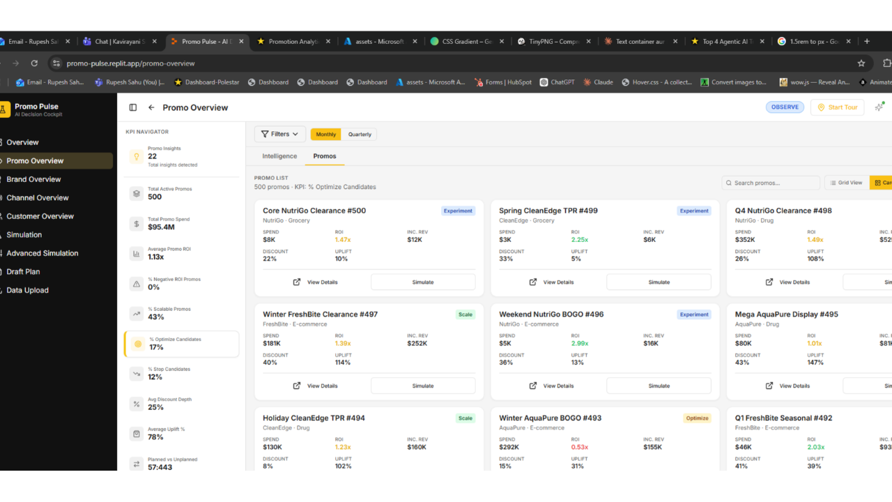 PromoPulse: AI-Powered Trade Promotion Optimization for CPG Commercial Teams preview 4