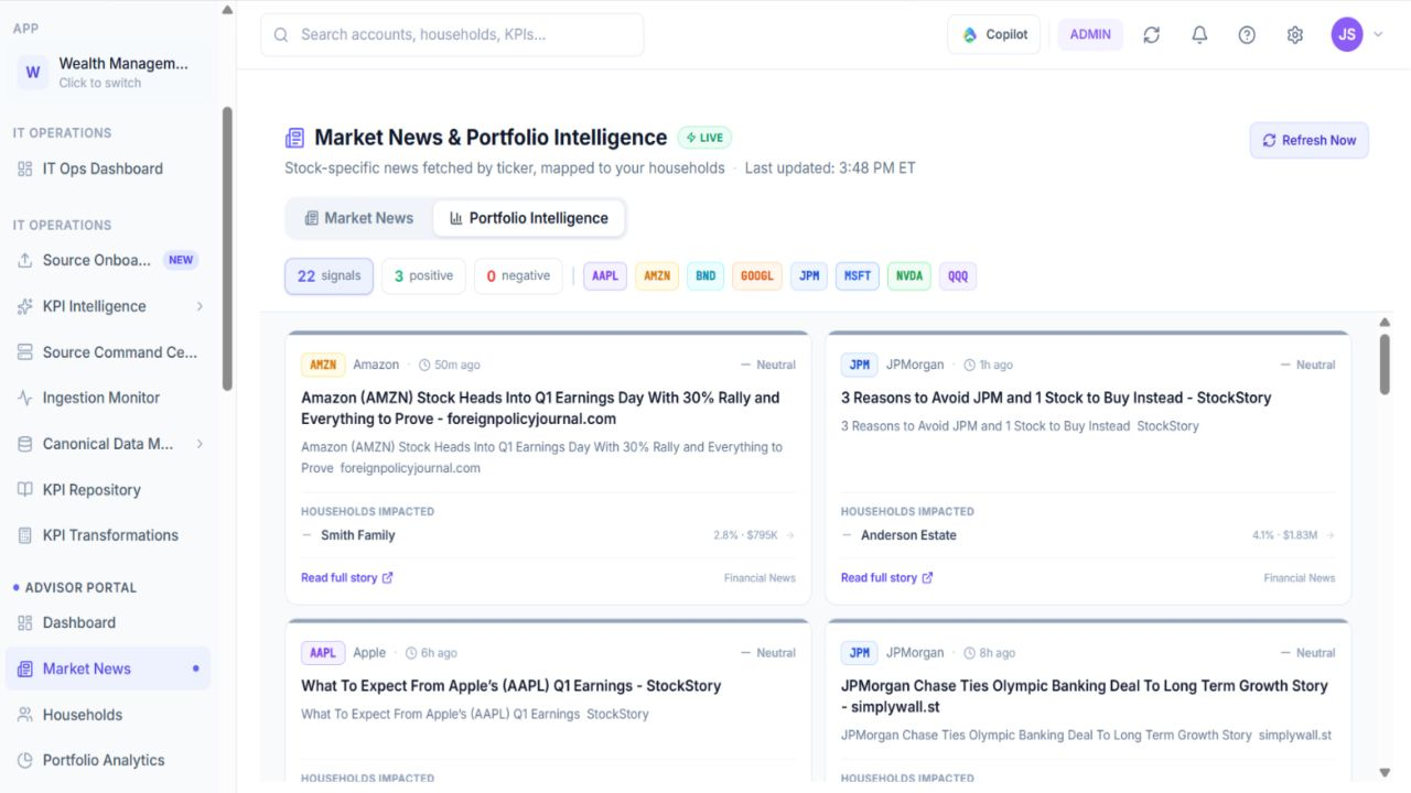 WealthPulse: AI-Powered Wealth Management Operations for RIA Firms preview 4