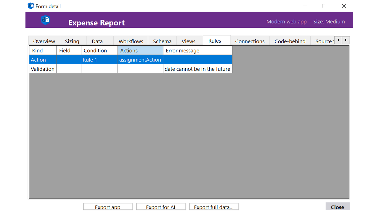 Power Accelerate - InfoPath Modernization preview 4