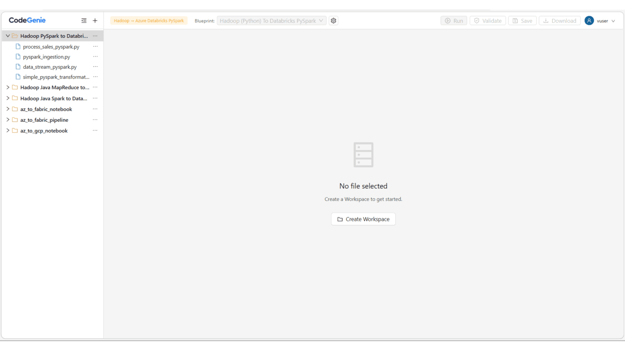 CodeGenie preview 1