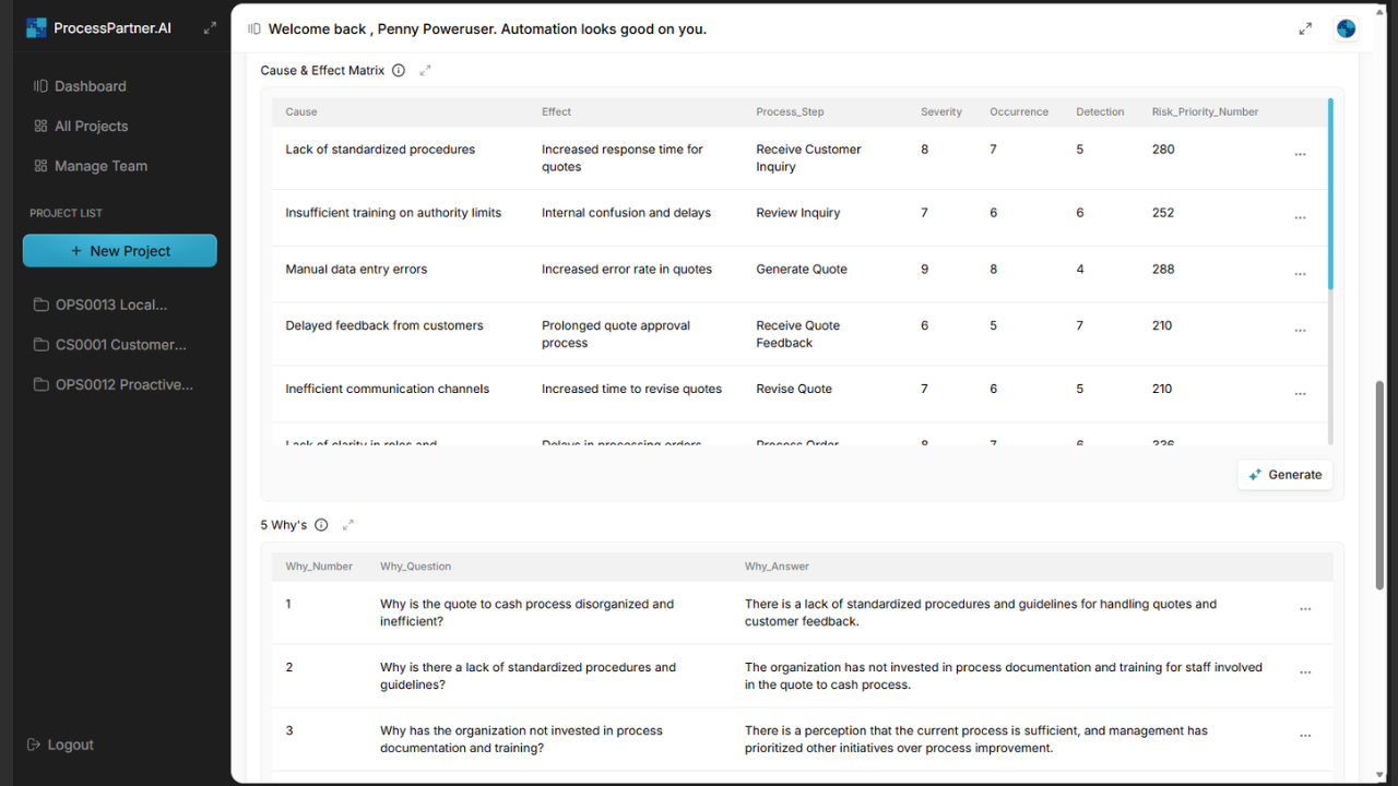 ProcessPartner.AI – Enterprise Process Improvement preview 3