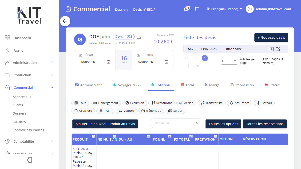 Kit Travel: Automate Quotes, Itineraries, & Vouchers preview 4