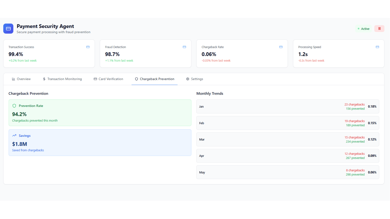 Agent PaySecure – AI Payment Security & PCI Compliance preview 4