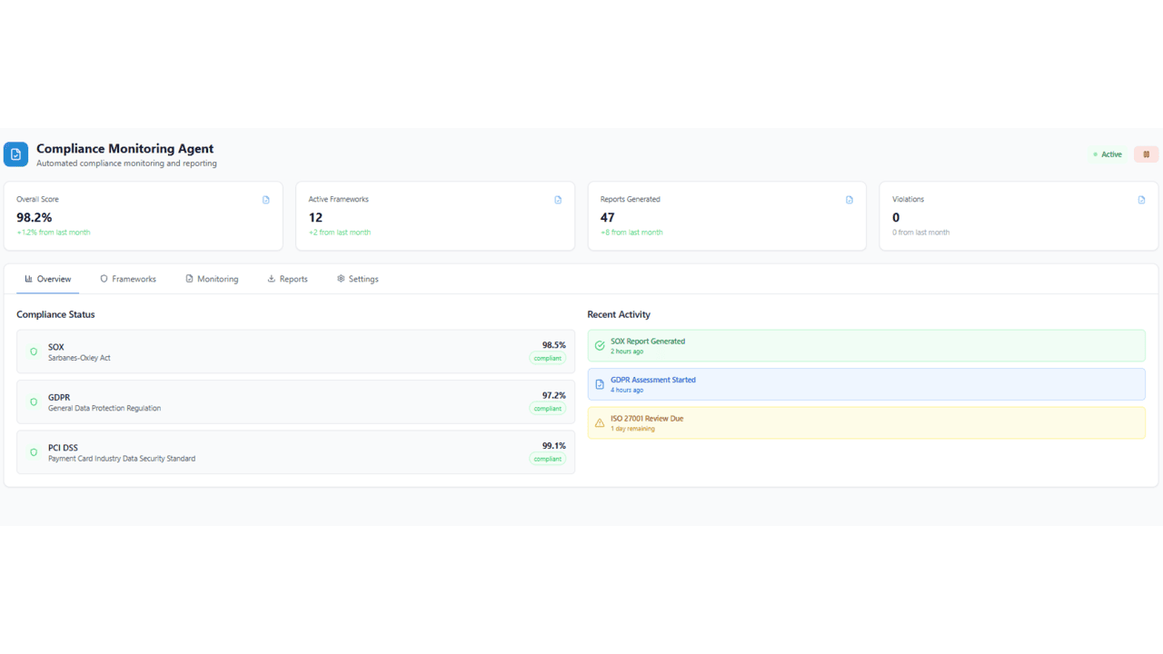 Agent RCA – Automated Regulatory Compliance Agent preview 2