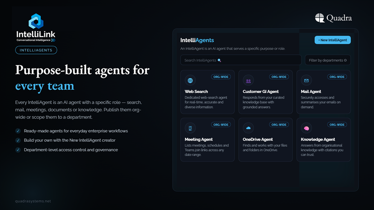 Quadra IntelliLink for Conversational Intelligence preview 3