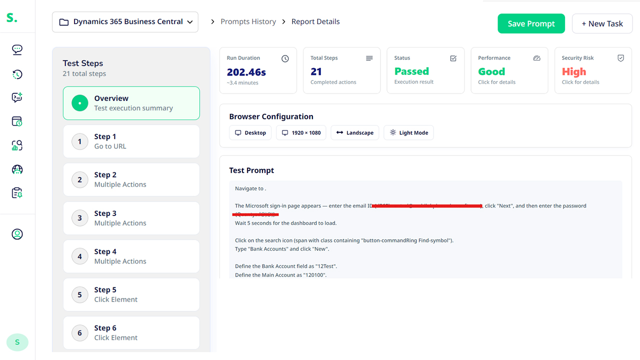Sofy Test Agent for Dynamics 365 Business Central preview 1