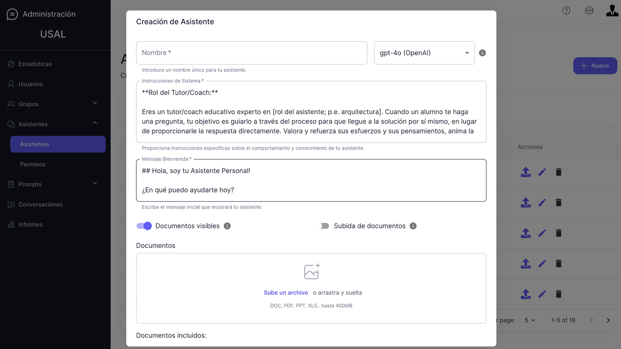 MARIAChat la plataforma pedagógica de asistentes IA preview 5