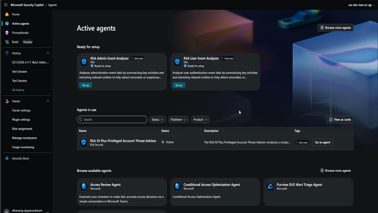 RSA Advisor for Admin Threats preview 1