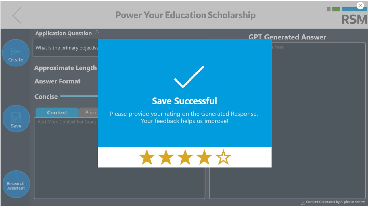 RFP & Grant AI Writing Assistant preview 4