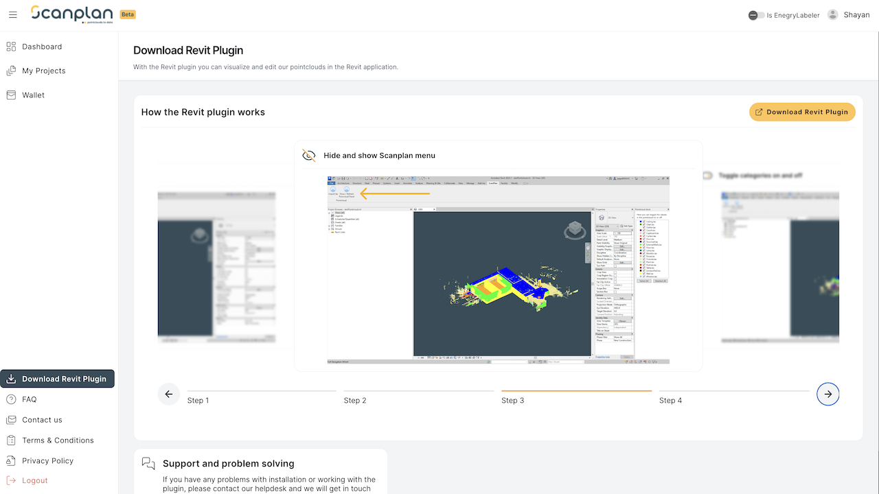 ScanPlan Portal Business to Business (Beta) preview 5