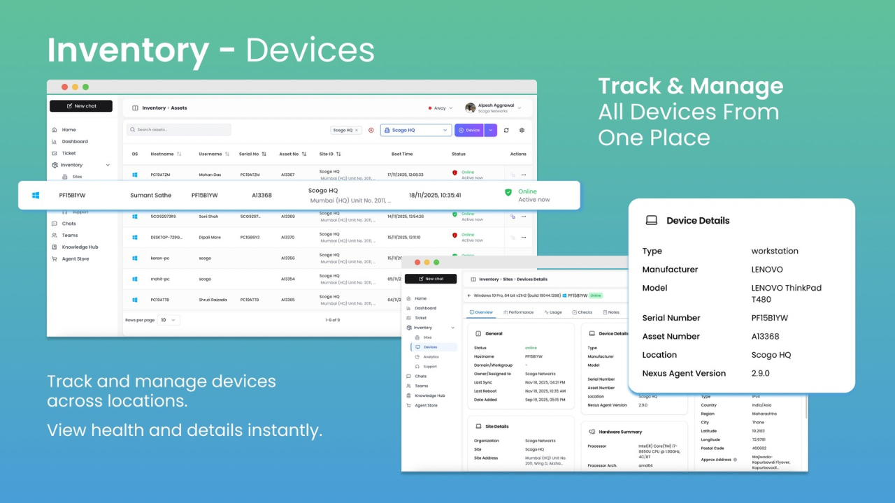 Scogo AI - Agentic IT Operations Platform preview 3