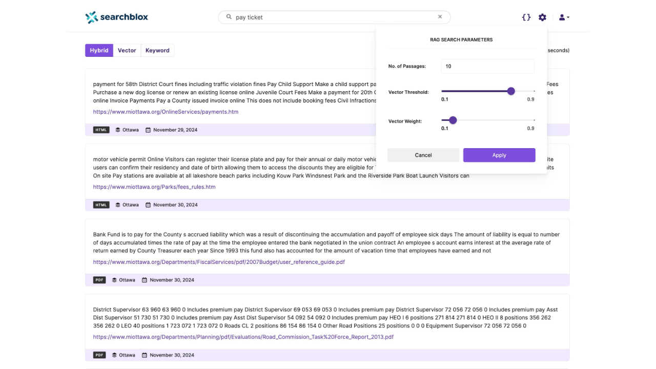 SearchBlox SearchAI preview 5