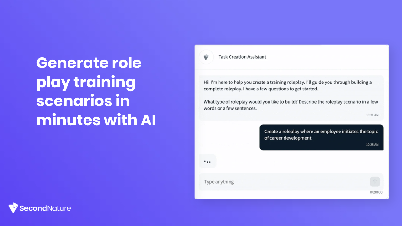 Second Nature AI Roleplay Application preview 2