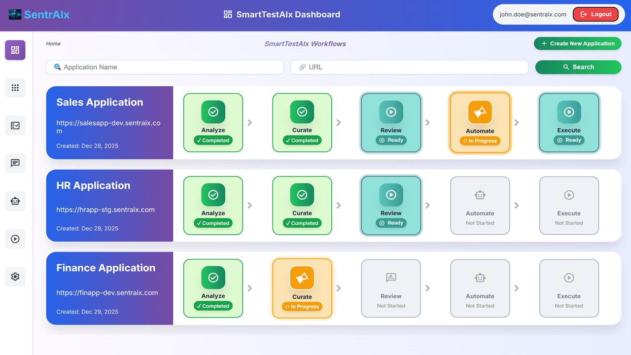 SmartTestAIx — Zero-Touch Autonomous Testing preview 1