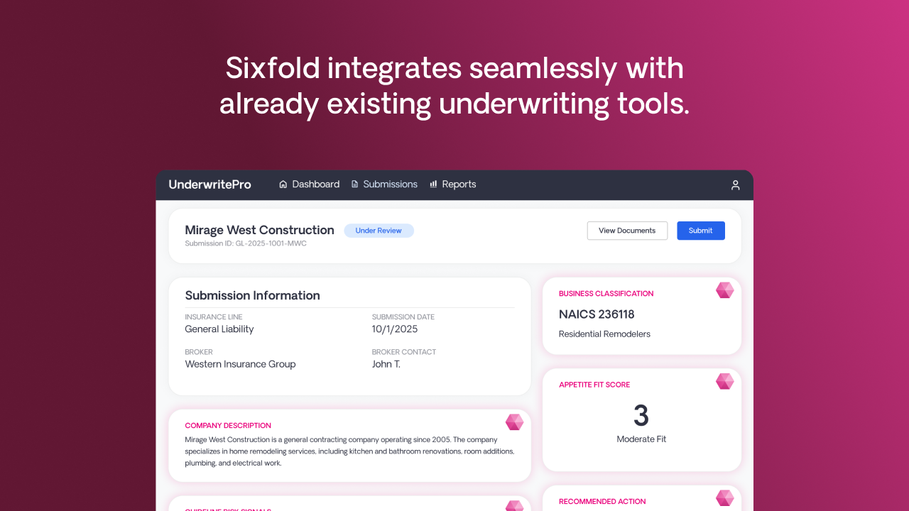 Sixfold | AI for Insurance Underwriters preview 5