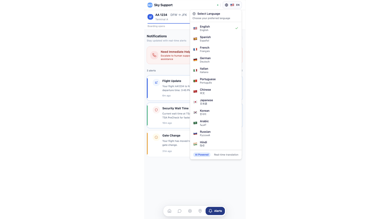 Sky Support AI – Airport & Airline Concierge Platform preview 5