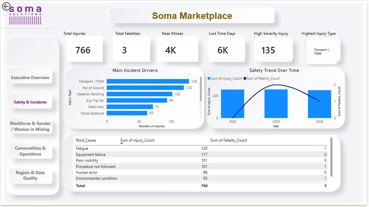 Power BI Dashboard Professional preview 2