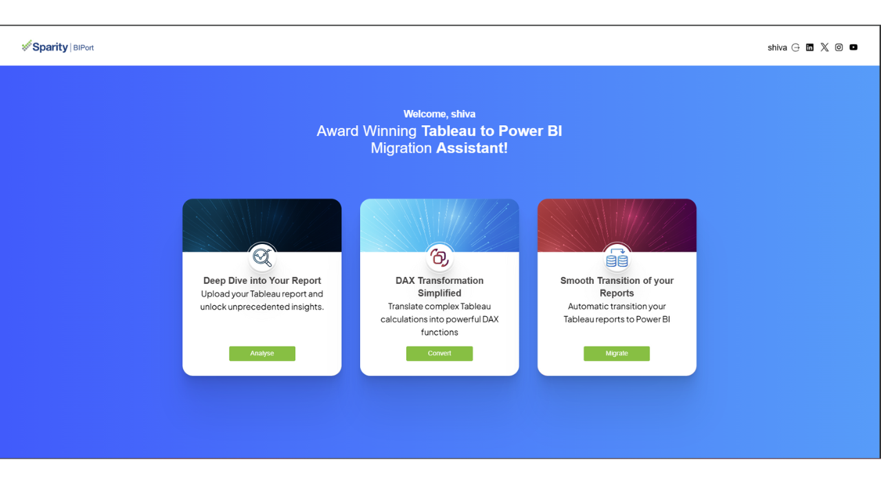 BIPort: Tableau to Power BI Migration preview 3