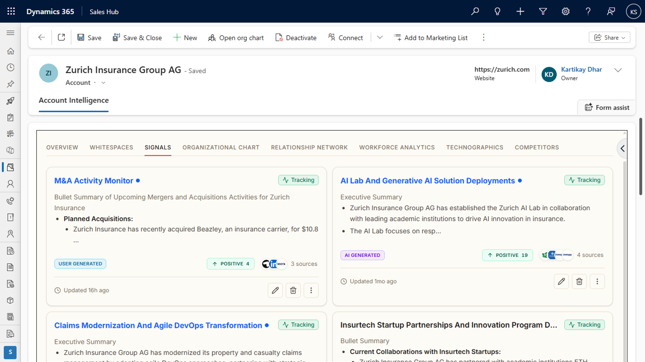 Sprouts AI - Revenue Intelligence for Dynamics 365 Sales preview 2