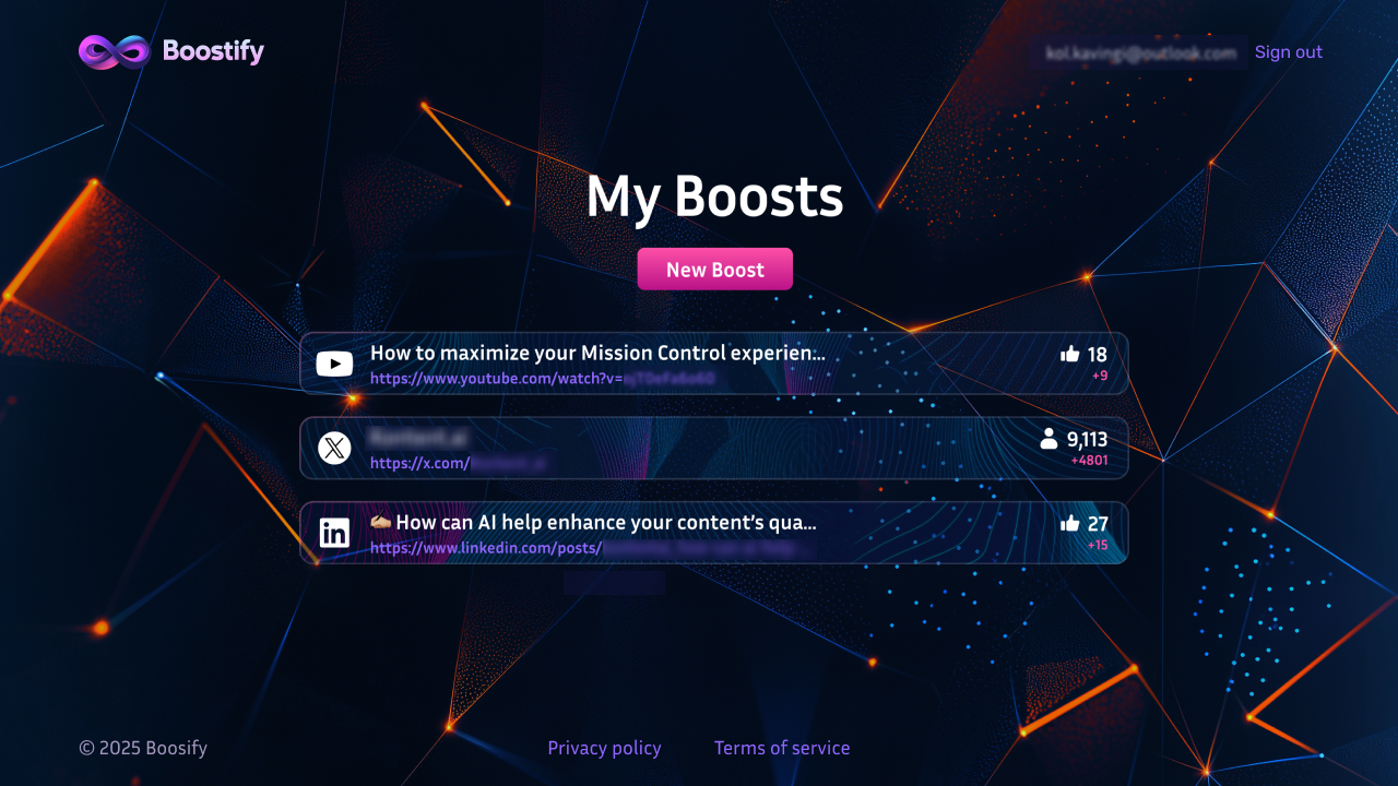 Boostify preview 2